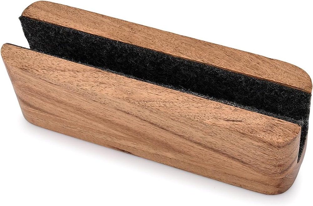 Acacia Wood Vertical Laptop Stand for MacBook, Surface & Tablets