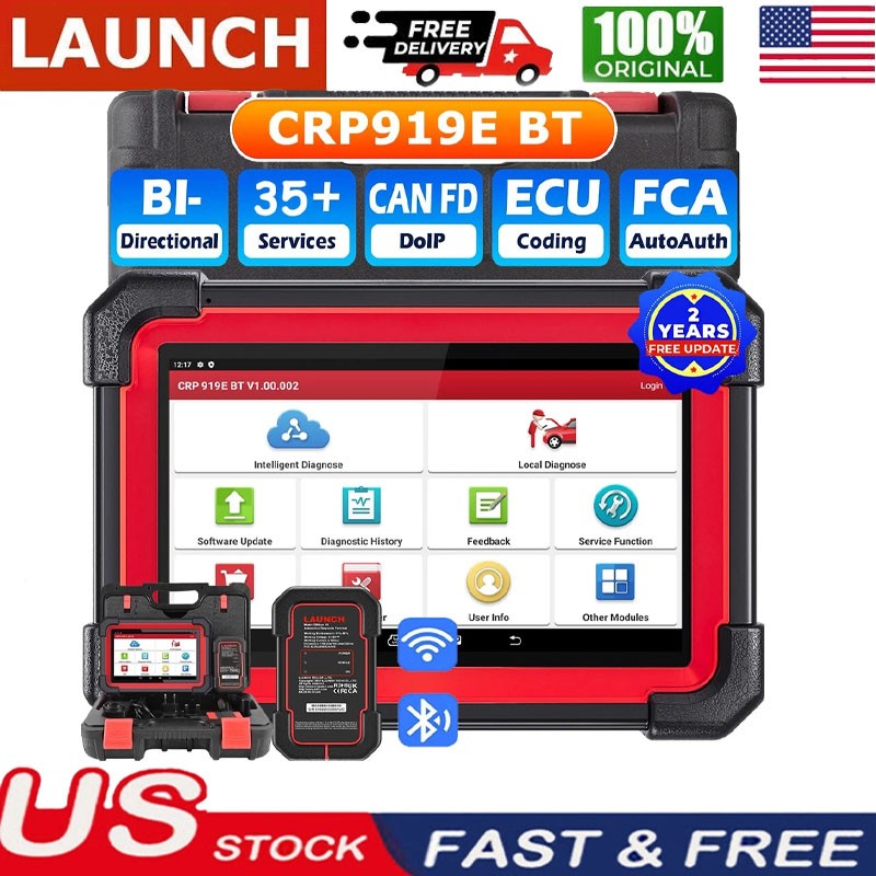 2026 Elite LAUNCH X431 CRP919EBT PRO Bidirectional Car Diagnostic Scanner Coding