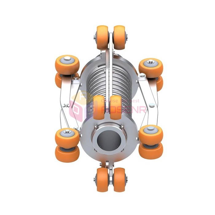 Sewer Endoscope Camera Crawler with Retractable Extension Bracket Guide Pulley