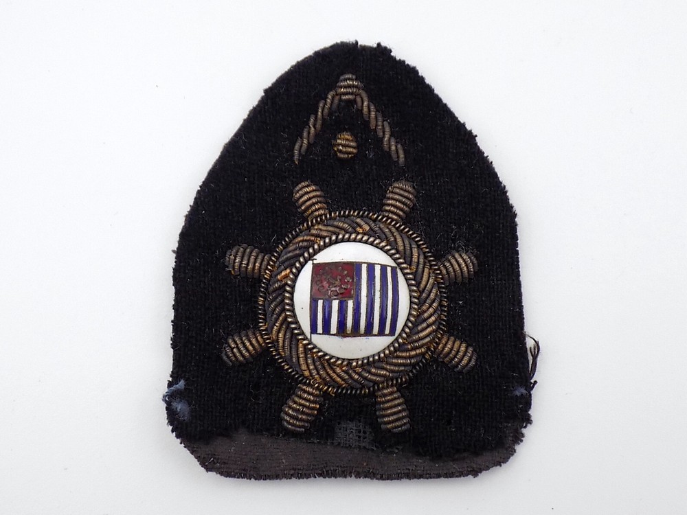 Original US Yacht Service Bullion & Enamel Patch