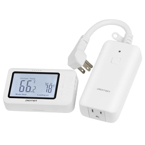 Remote Control Thermostat - Pre-Wired Temperature Controller for Heaters & AC, ℃
