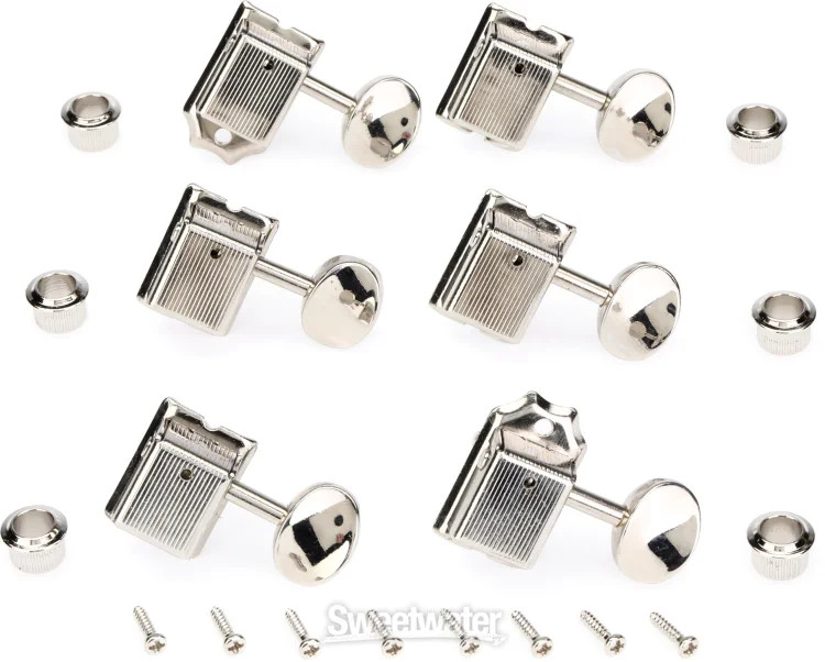 Fender Vintage-style Guitar Tuning Machine Set - Nickel