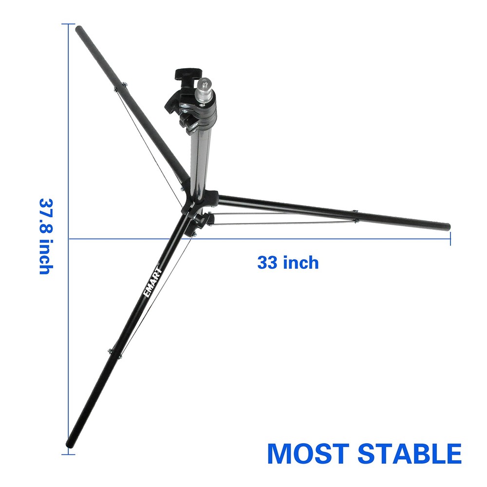 8.5 Ft Photography Light Stand Tripod - 2 Pack for Flash, Softbox, Strobe