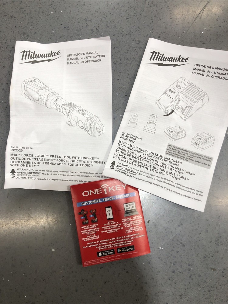 Milwaukee Tools 2922-22 ForceLogic M18 Press Tool with One-Key Kit