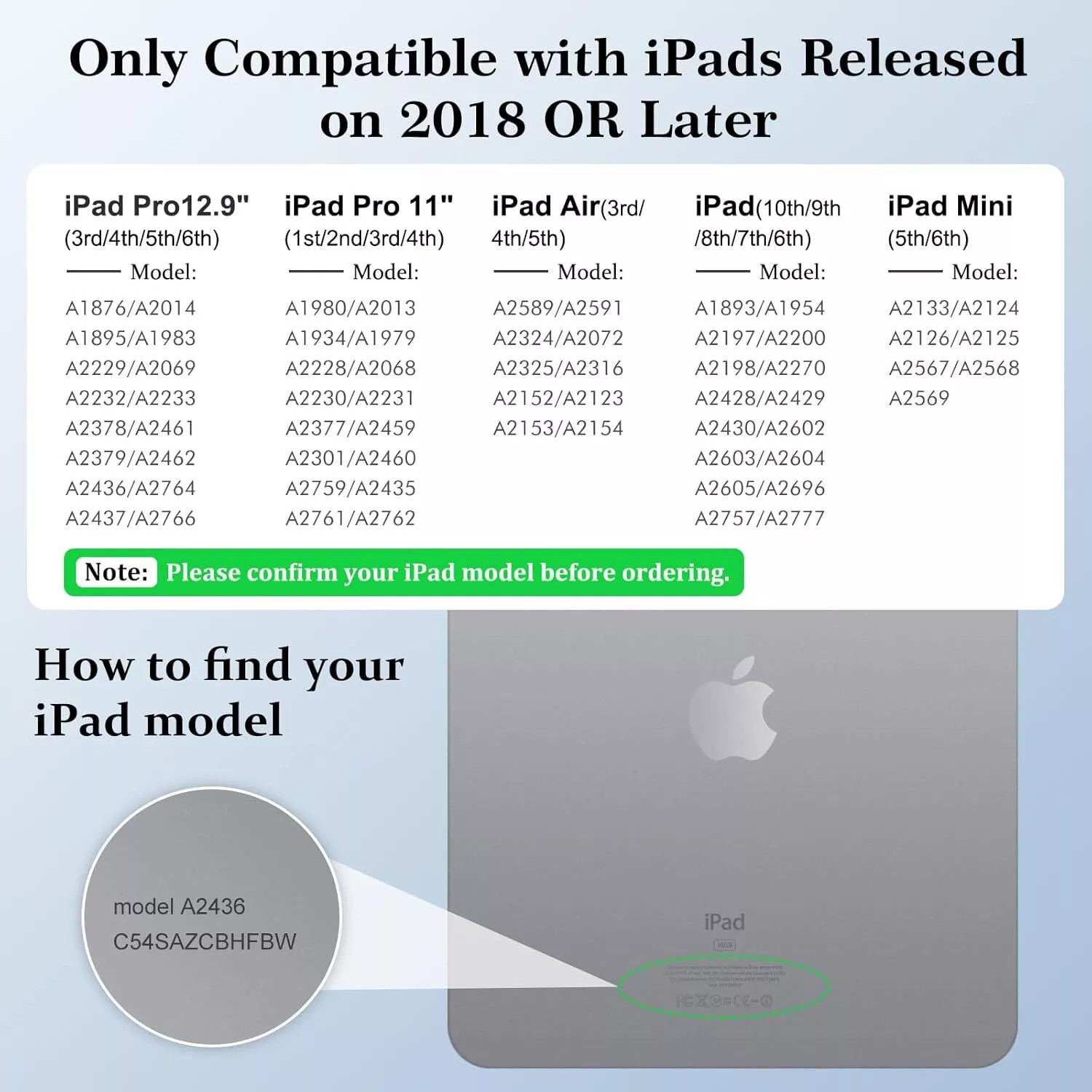 Apple Pencil Stylus Pen 2nd Generation for iPad/iPad Air/iPad Pro/iPad mini