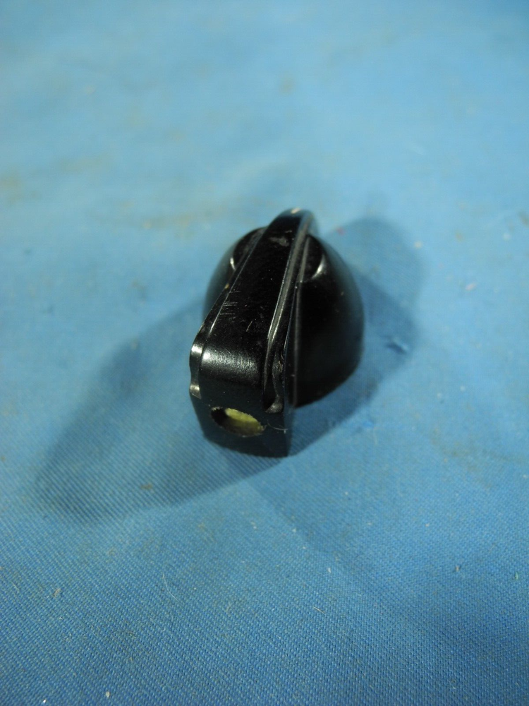 Vintage Bakelite Chicken Head Control Knob White Pointer Line Guitar Amp Stereo
