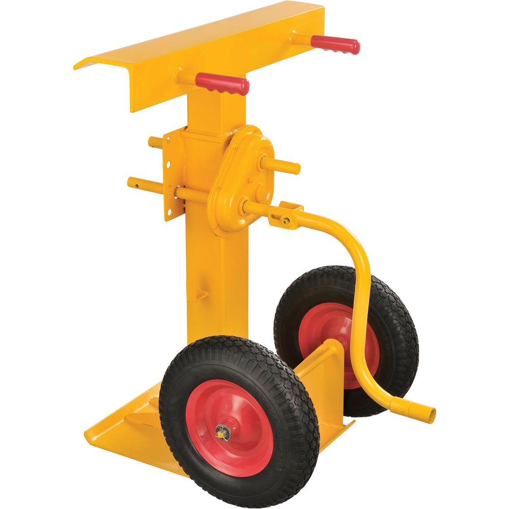 Hand Crank Trailer Jack Stand 100,000 Lb. Static Capacity