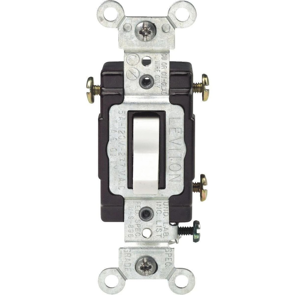 Leviton Wht 3-Way Ltd Switch