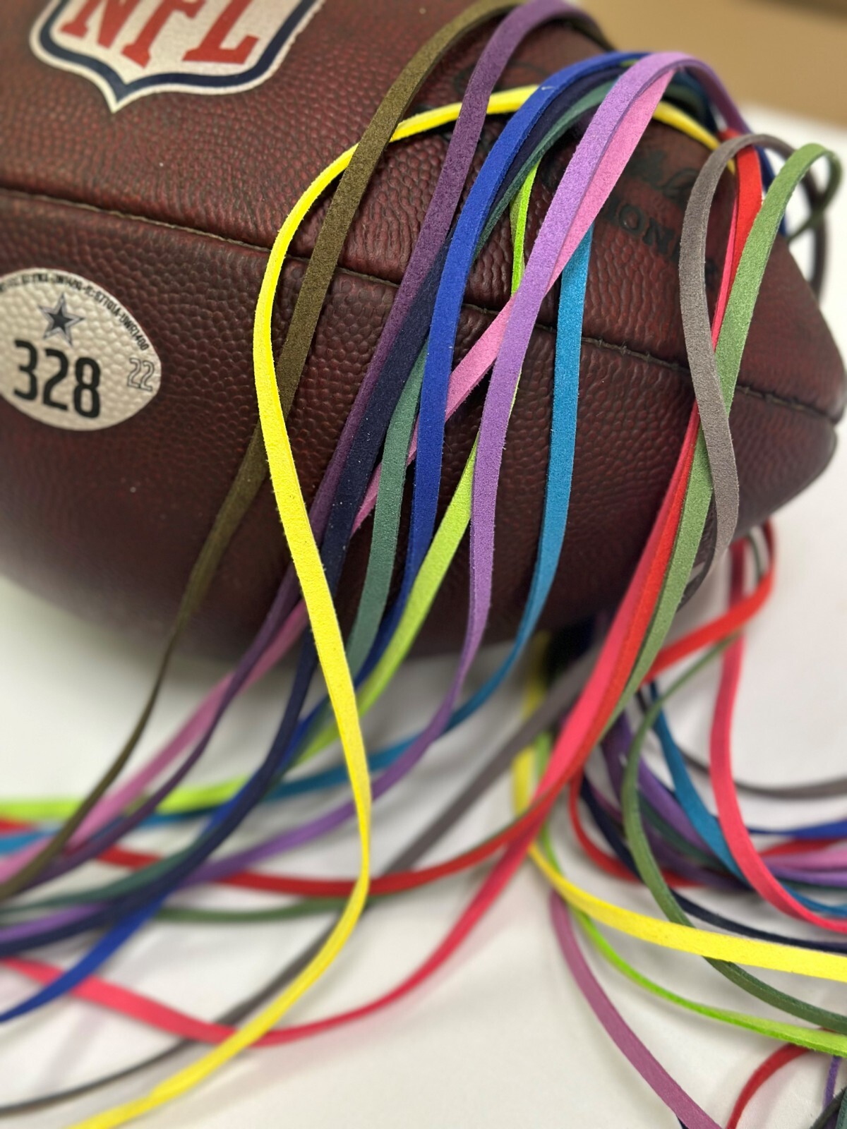 Football Lace - Various Colors - Football Repair Lacing - NFL NCAA CFL Youth FB