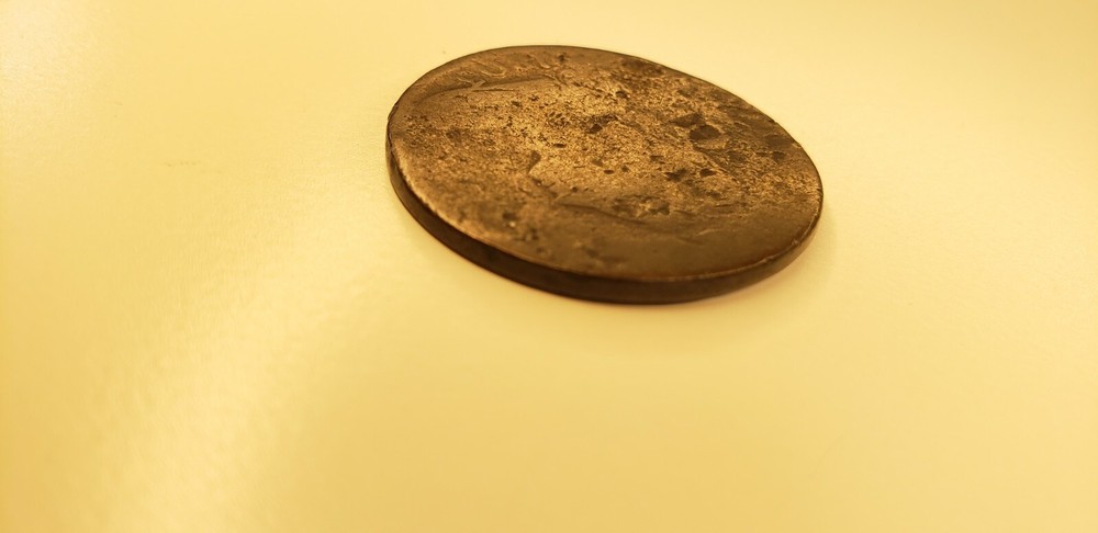 1803 Draped Bust Early US Copper Large Cent 1C small date bent