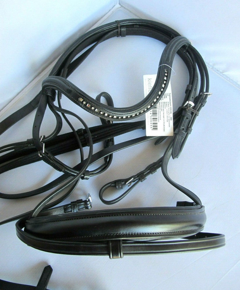 Kieffer Black Snaffle Bridle Orion 269