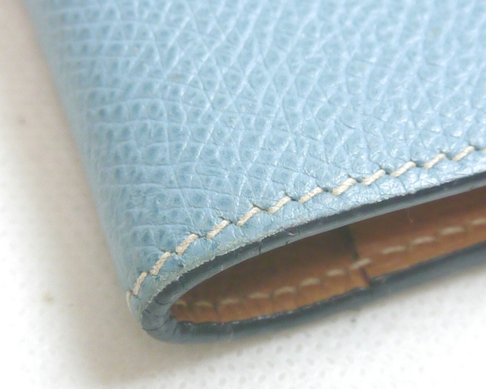 Authentic HERMES Notebook agenda Leather #8411