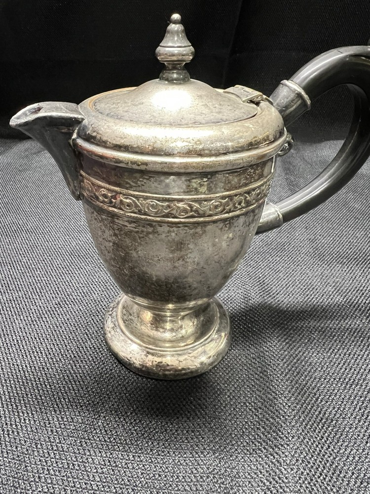 Viking Plate Canada EP Copper Lead Mounted Teapot