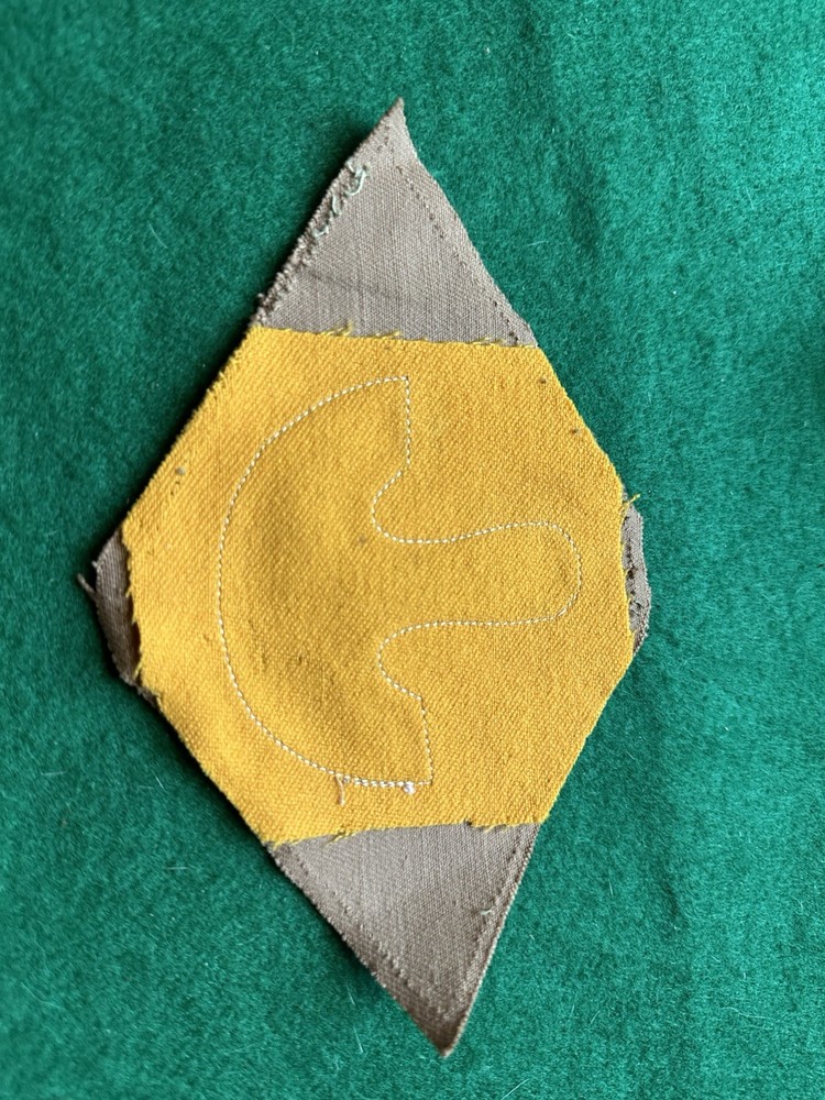 1872 US Army Cavalry Sergeant Saddler Khaki CHEVRON Stripes Patch