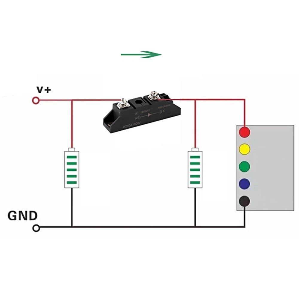 MD50A MD100A MD200A Antireverse Diode Module High Performance and Reliability