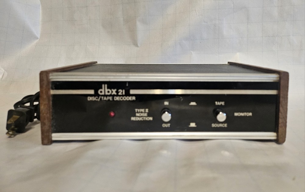 DBX 21 Disc Tape Decoder Noise Reduction Model 21 USA Made