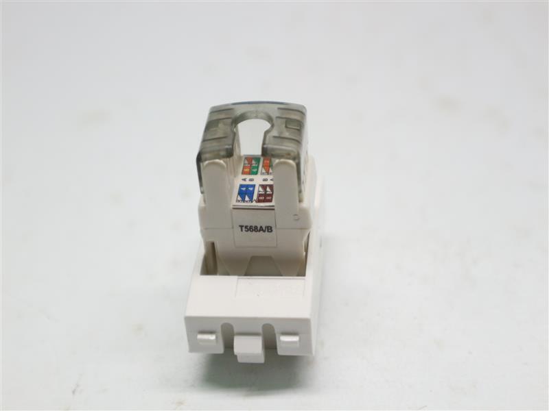 Lot 2pcs Schneider 8431SRJ6_WE 8431SRJ6WE Data Outlet Module with Shutter