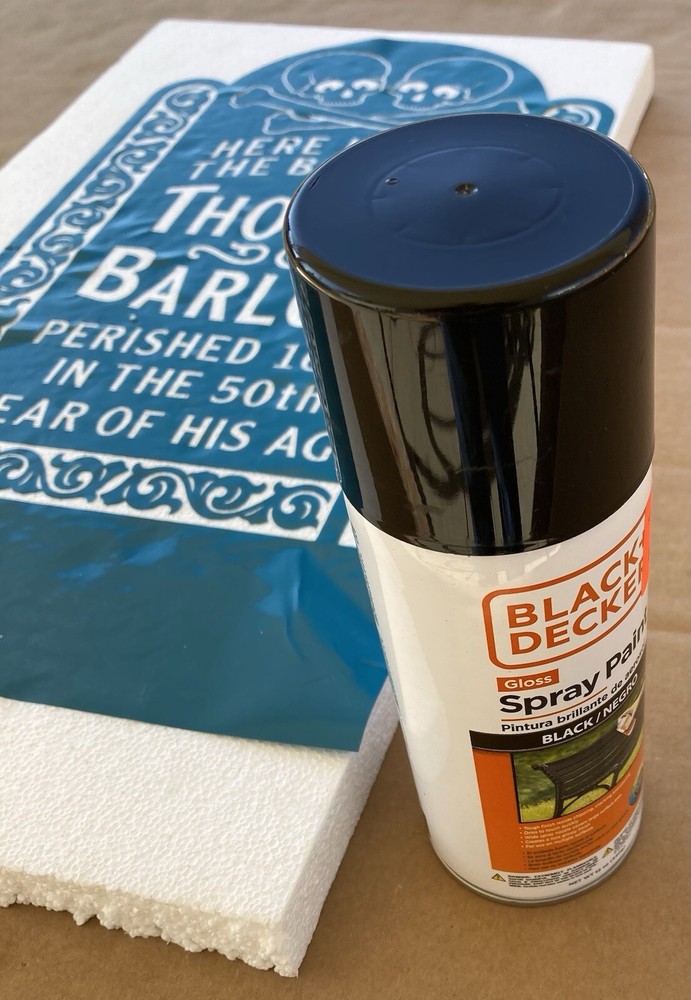 HALLOWEEN TOMBSTONE CUSTOM Vinyl Pattern
