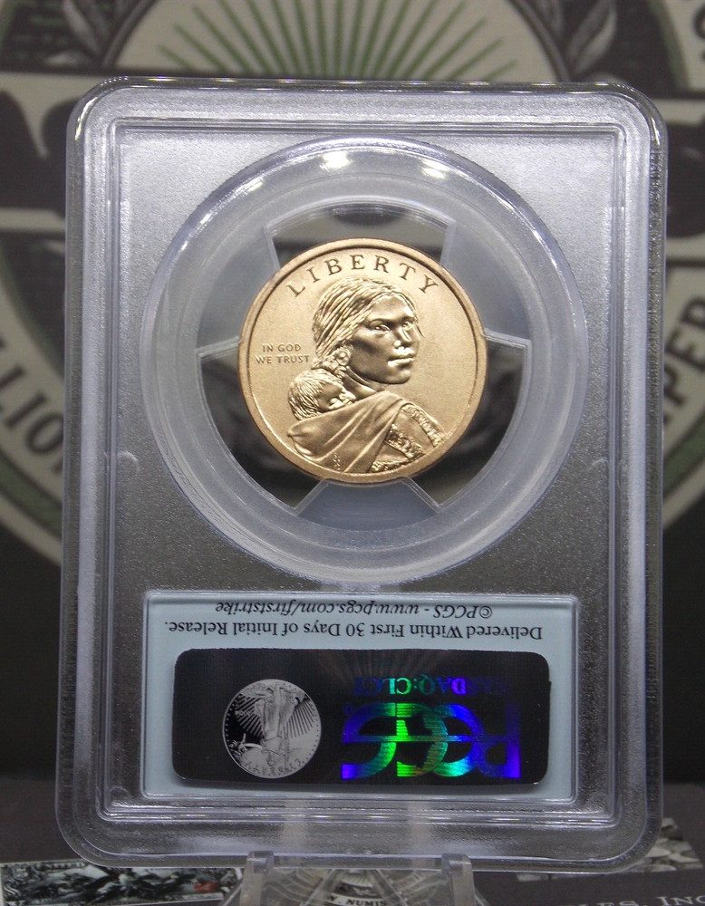 2014 "D" Native American Dollar Enhanced Position (B) $1 PCGS MS69 #VAR FS ECC&C