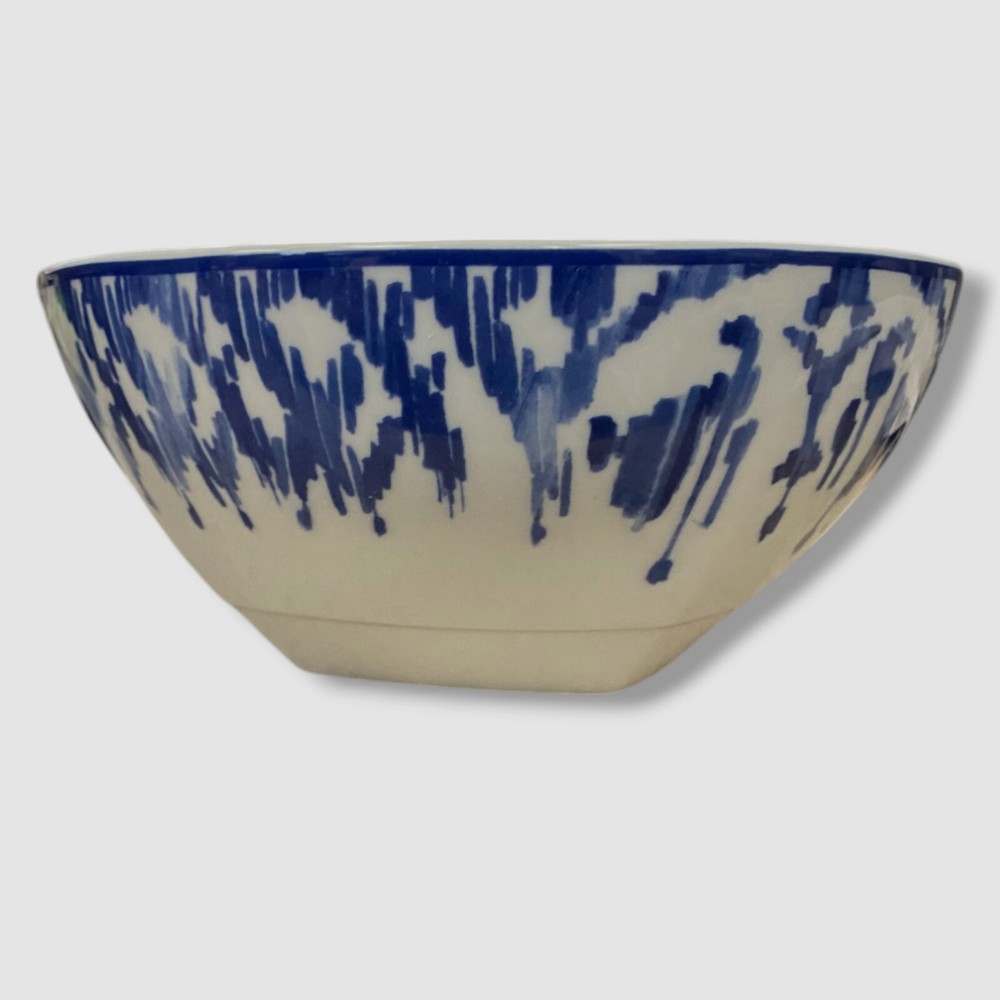 Neiman Marcus 12-Piece Haryana Blue Rim Dinnerware