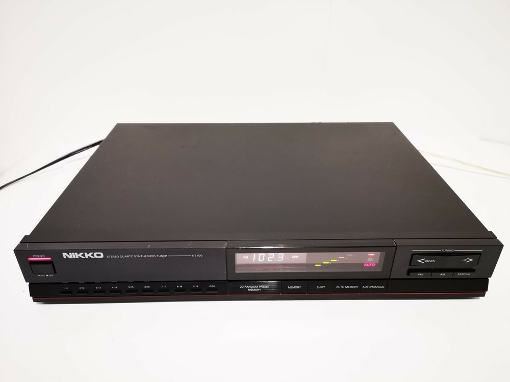 NIKKO Stereo Quartz Synthesized Tuner NT100