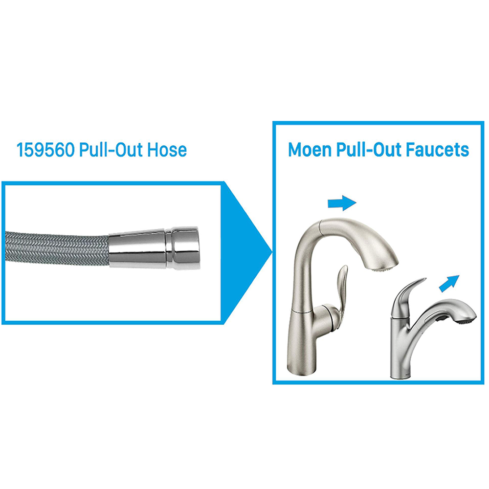 159560 Replacement Part for Moen Pull Out Kitchen Faucet Replacement Hose Kit