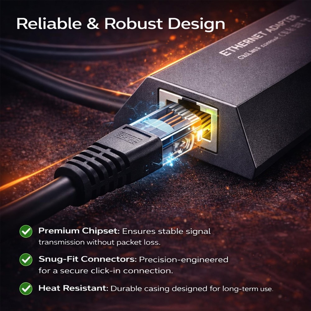 HVMKSR Starlink Ethernet Adapter for Gen 2 / Adapter, Grey
