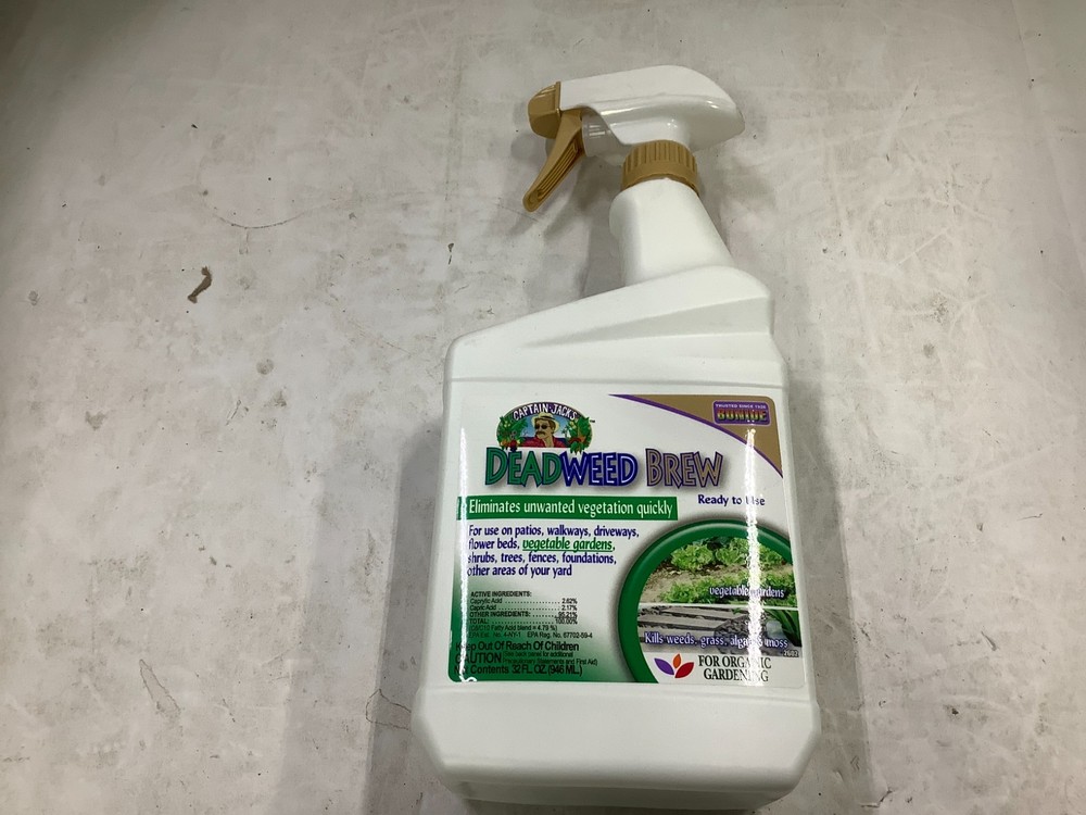 Captain Jack's 2602 Deadweed Brew Organic Weed & Grass Killer RTU Spray 32 Oz