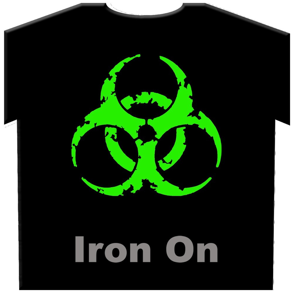 Biohazard Symbol Fabric Decals