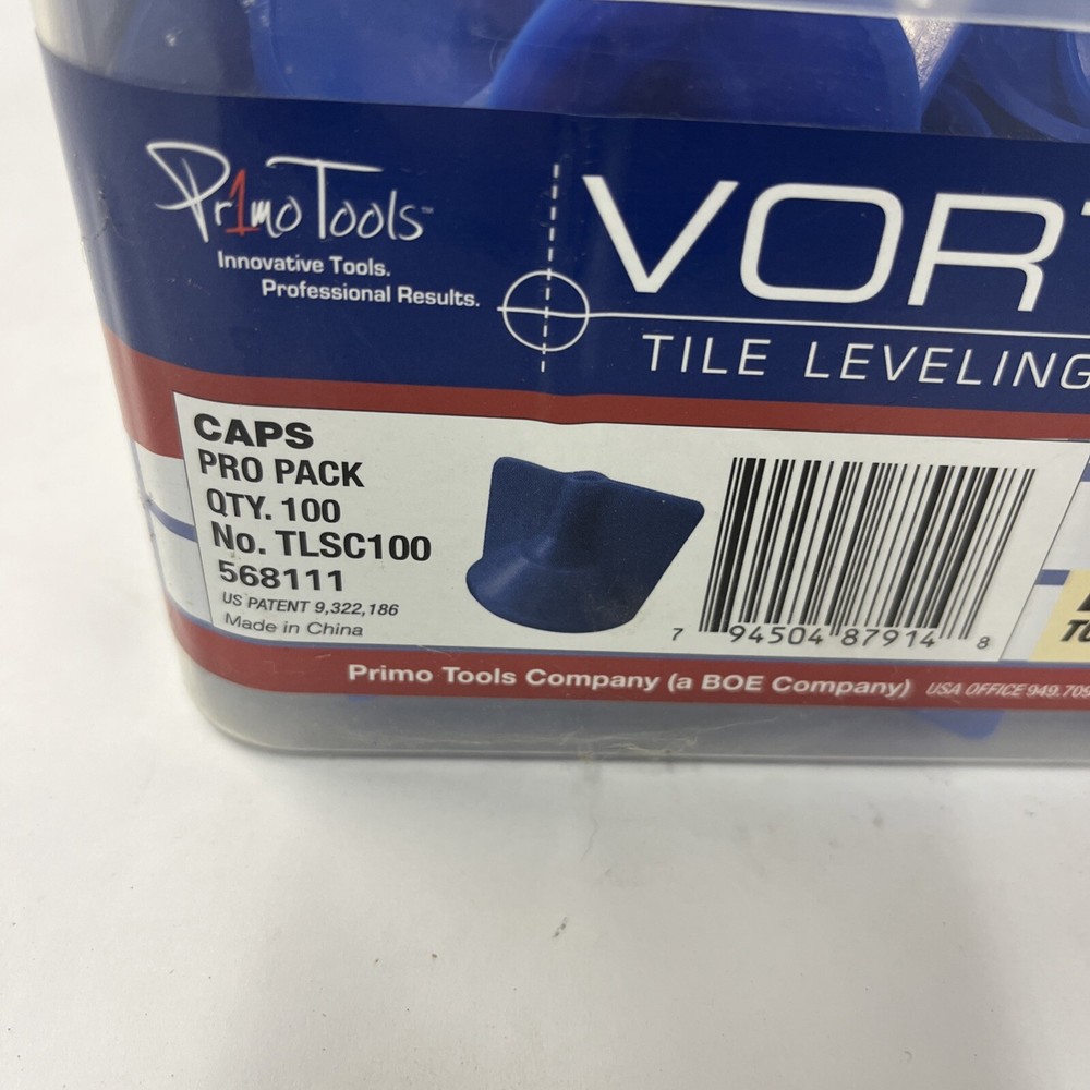 Primo Tools Vortex Tile Leveling System Caps 100 Count - Caps Only