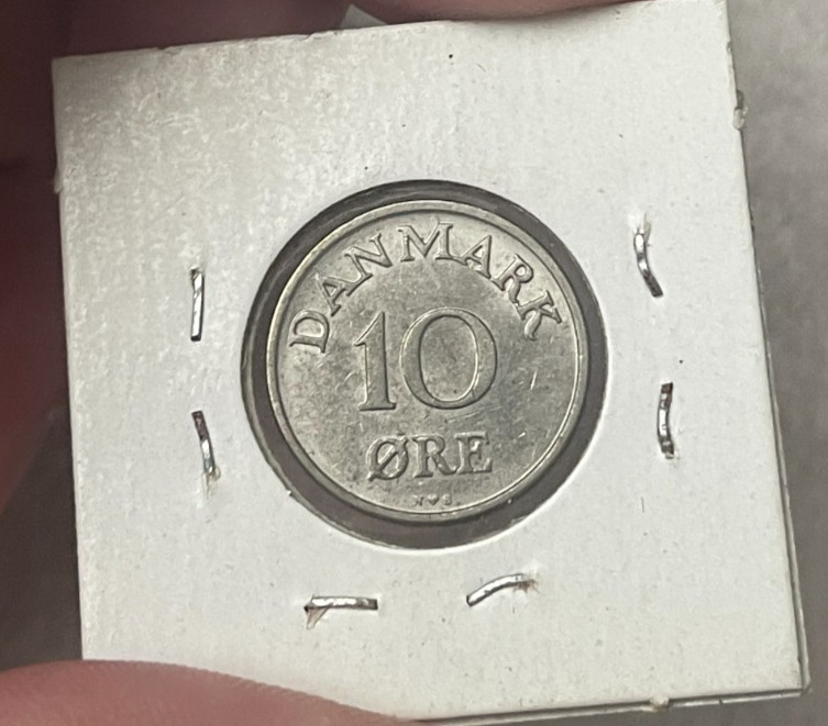 1955 Denmark 10 Ore L2