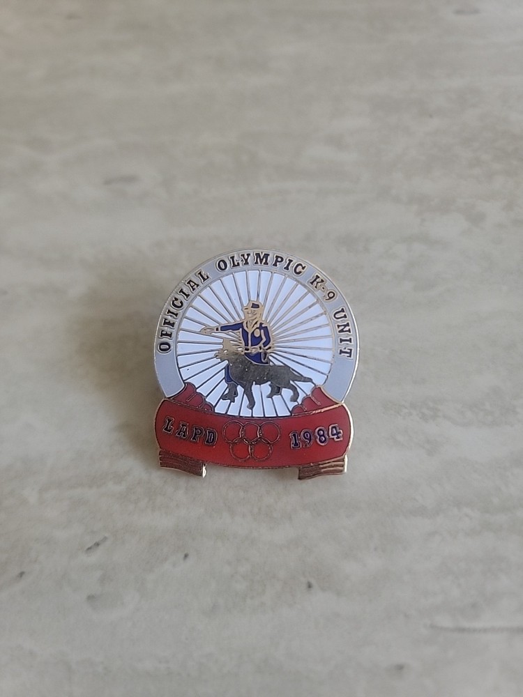 Official Olympic K-9 Unit LAPD 1984 pin