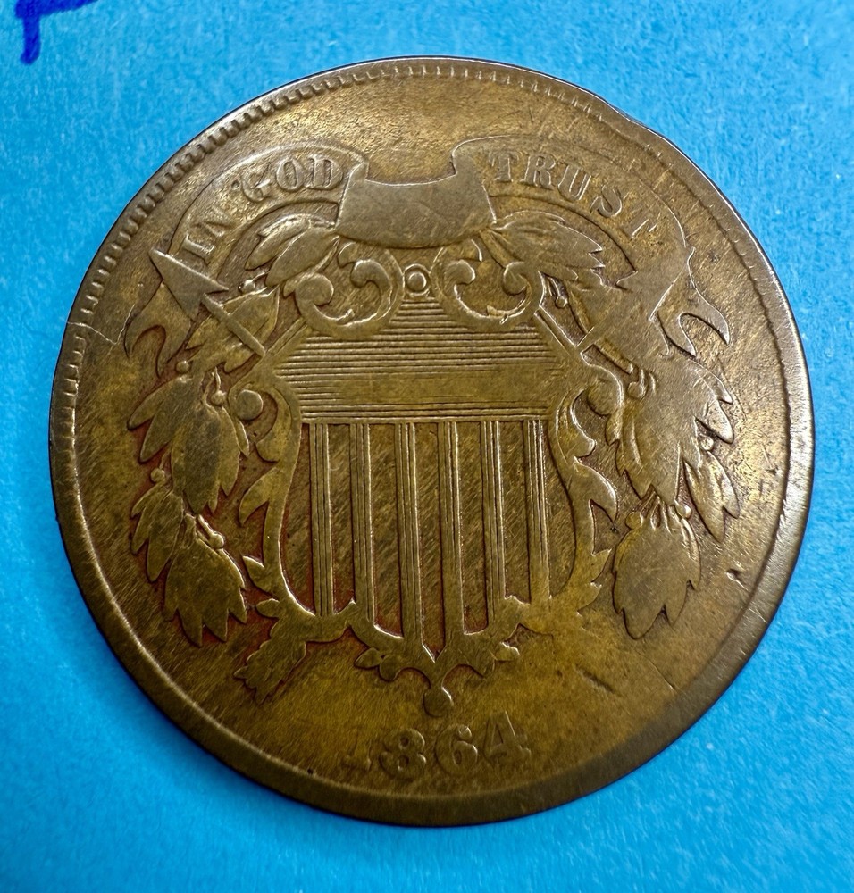 1864 U.S. Two Cent • Classic Copper Type