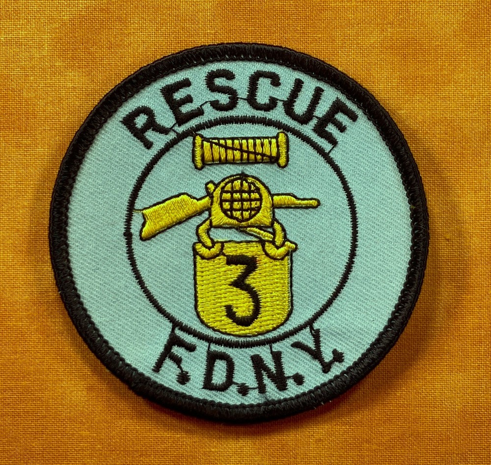 New York Fire Dept Rescue 3 Patch