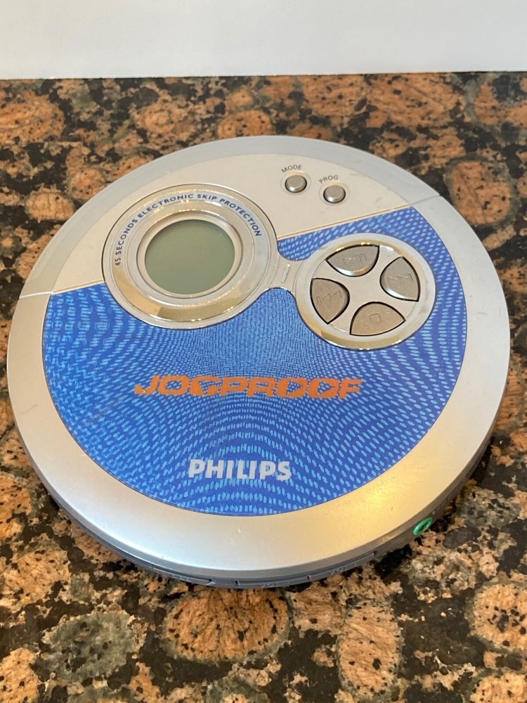 Philips Jogproof Portable CD Player Model AX331/17  Not Tested Blue