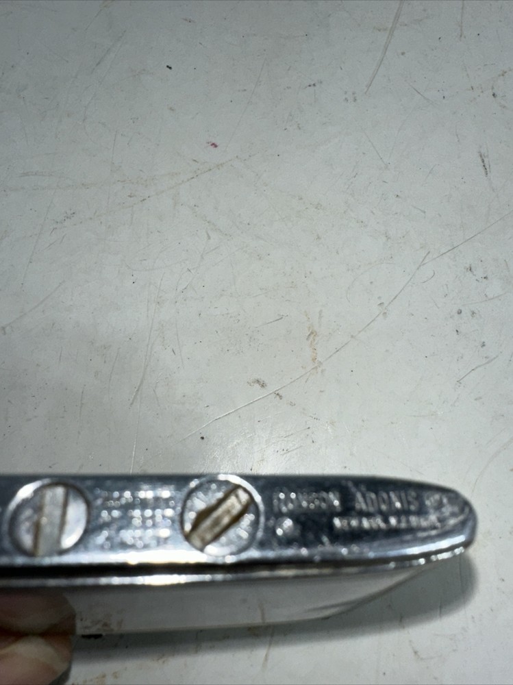 Vintage Ronson Adonis Lighter As Found Refillable