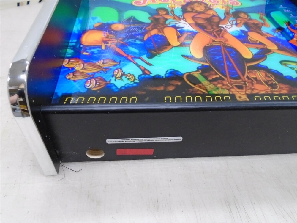 Bally Atlantis Pinball Head LED Display light box