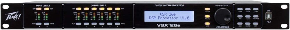 Peavey VSX26e DSP-Based Loudspeaker Management System