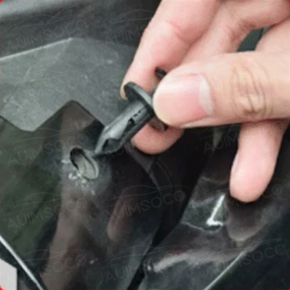 100PCS Retainer Clips Body Bumper Rivet Retainer Trim Molding Push Pin Clips Kit