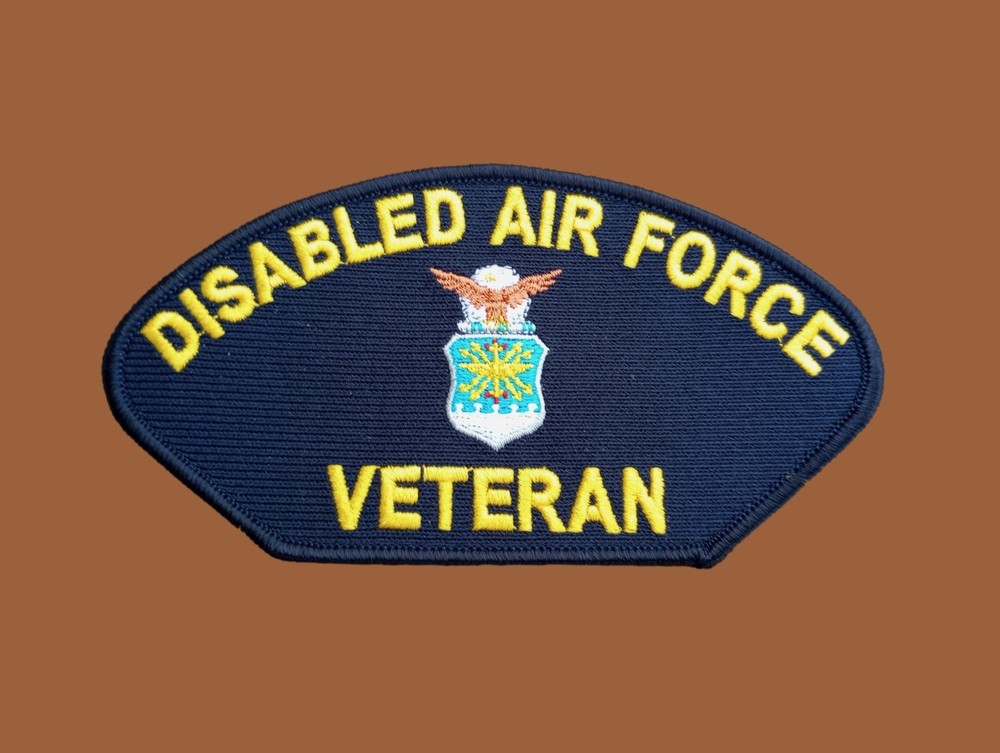 U.S AIR FORCE DISABLED VETERAN HAT PATCH USA MADE