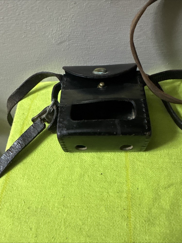 Vintage Bitronics PD-3 Blasting Galvanometer Current Measuring w/ Leather Case