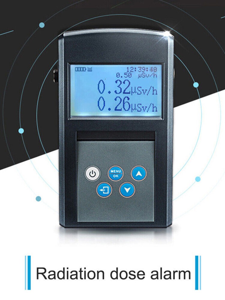 Nuclear Radiation Dose Detector Gamma X Hard Beta Ray Detection Meter