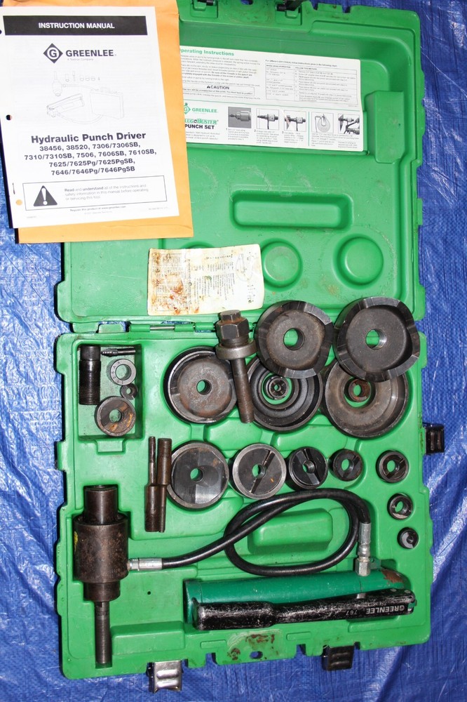 GREENLEE HYDRAULIC PUNCH SET 767