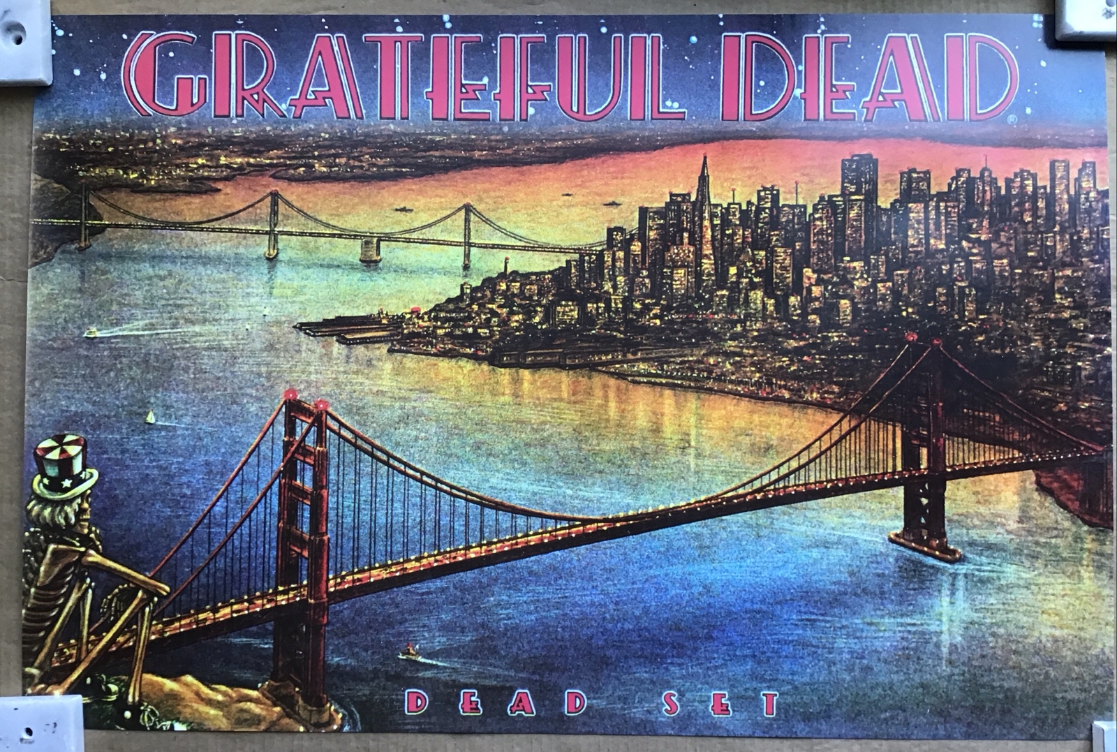 Dead Set Grateful Dead Album Cover  Poster. Not A Copy.