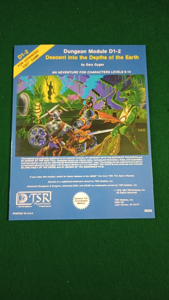 Dungeon Module BUNDLE Advanced Dungeons Dragons AD&D 1st Edition