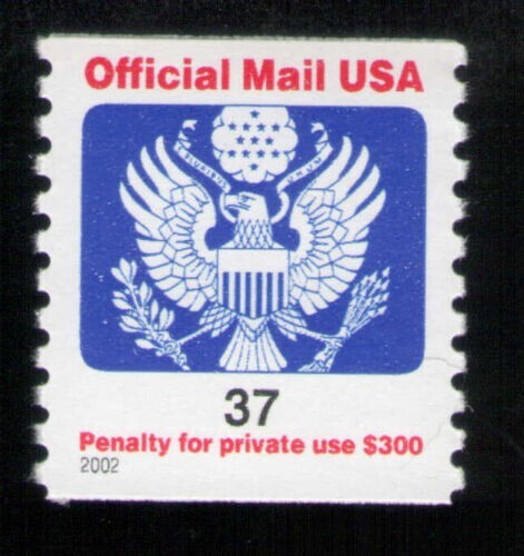 US, O159 Official Mail 37c, 2002,  MNH