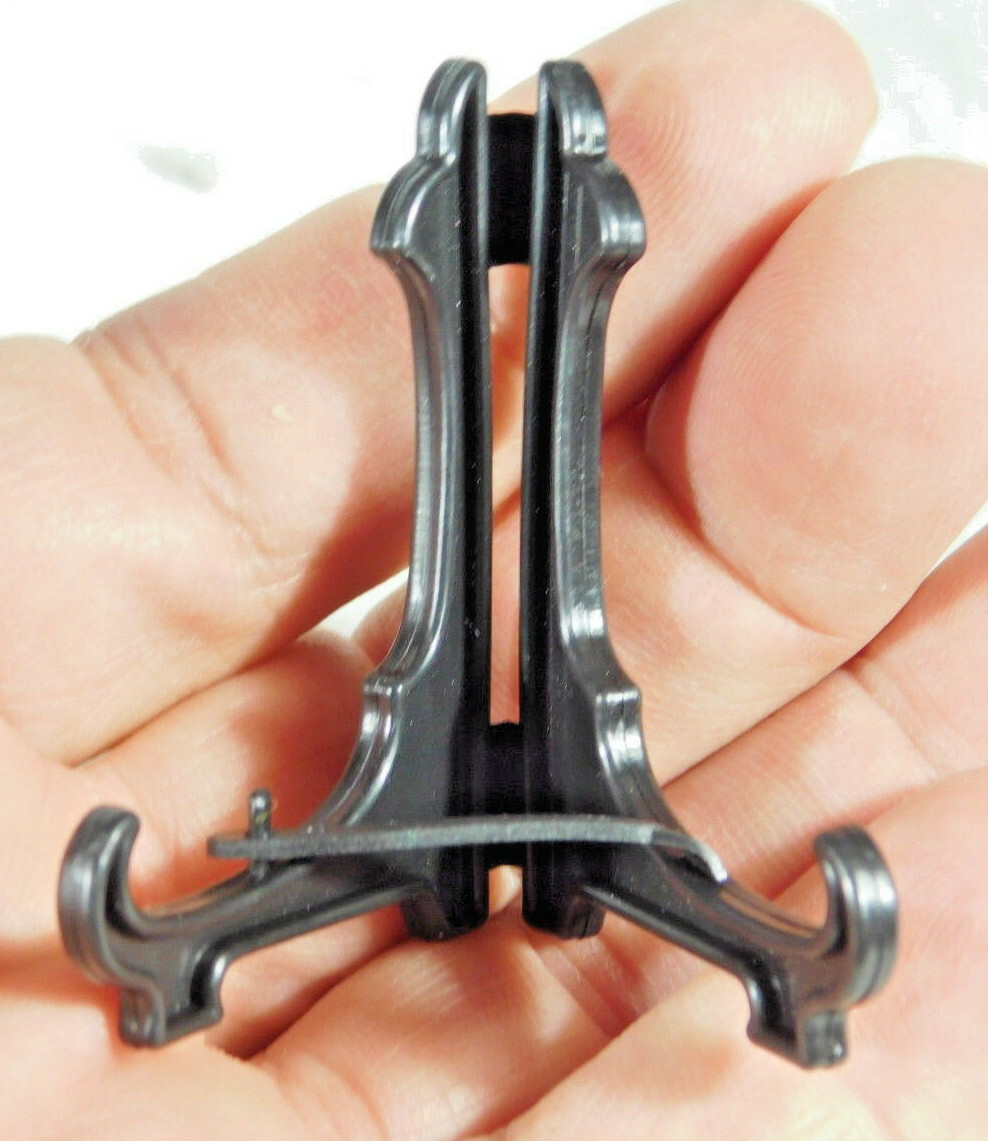Easel Display Stand Black Plastic MINI Size Folding