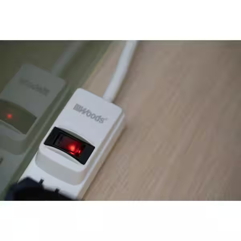 6 Ft. 6-Outlet Power Strip with Overload Protection