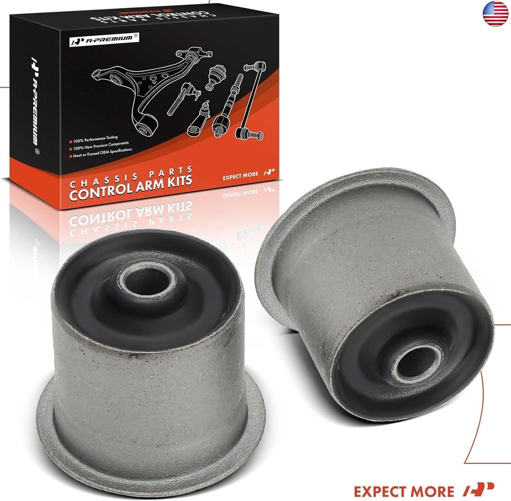A-Premium 2 x Front Upper Control Arm Bushing Kit, Compatible with Jeep WJ