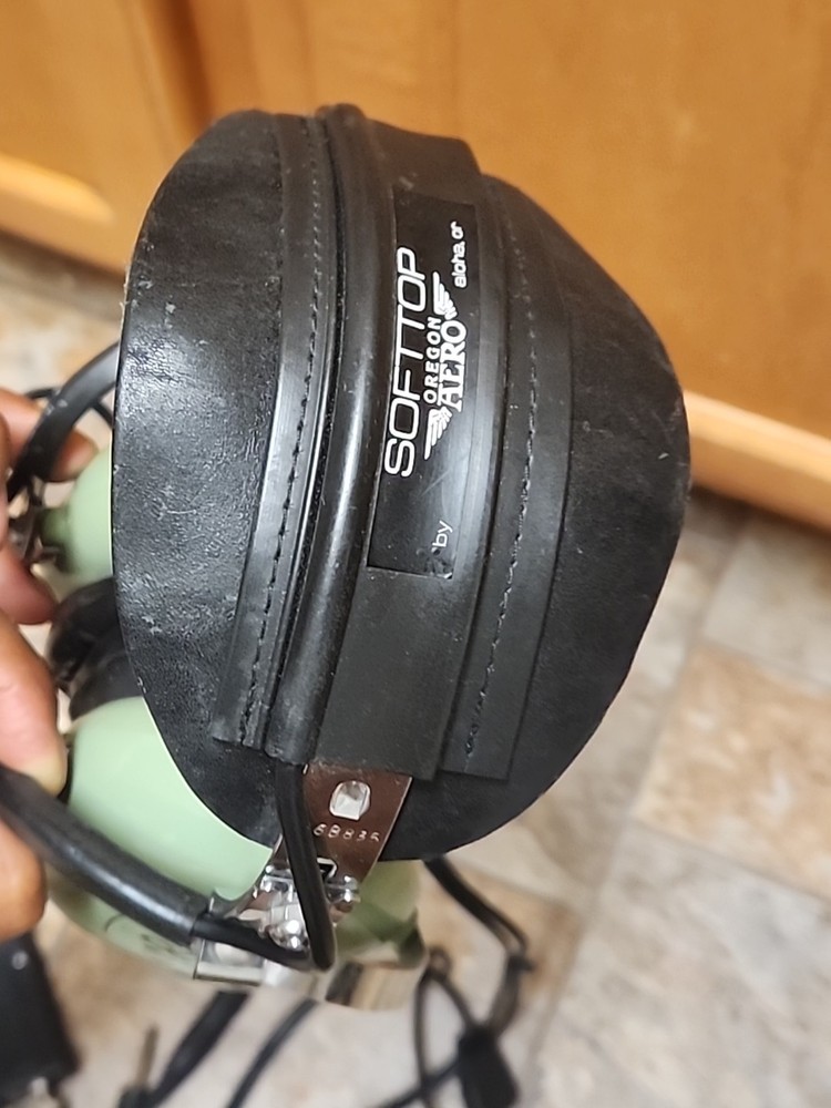 David Clark TSO-C58a Aviation Headset Model M-4 UNTESTED